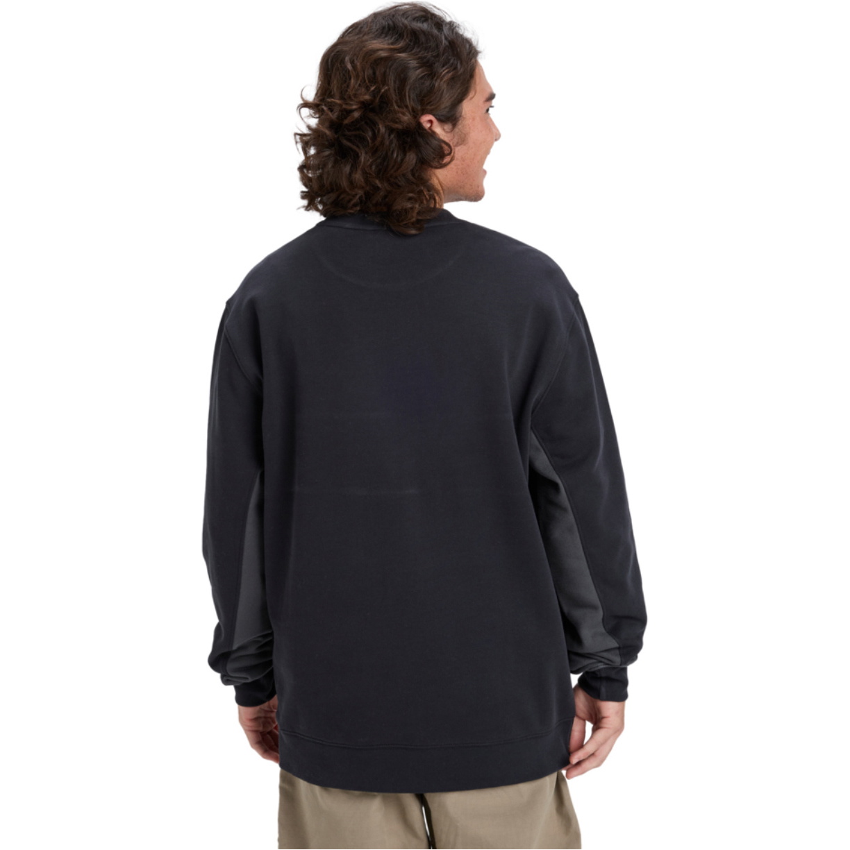 2025 Quiksilver Mens CB Crewneck Fleece EQYFT05152 - Black